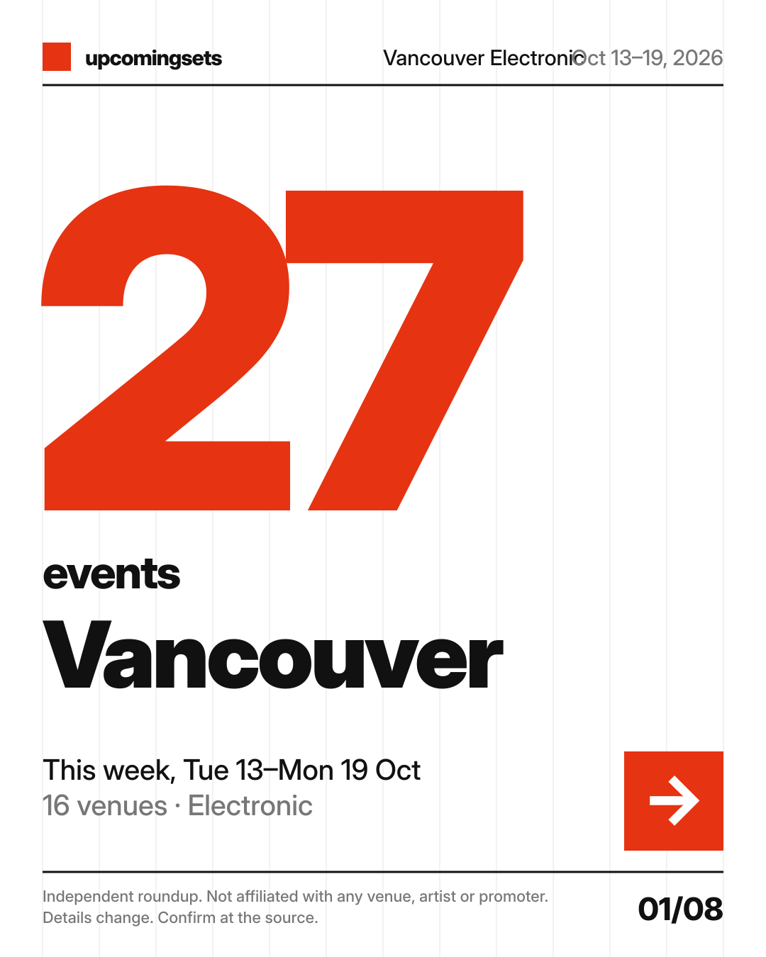 Vancouver Electronic slide 1 of 8